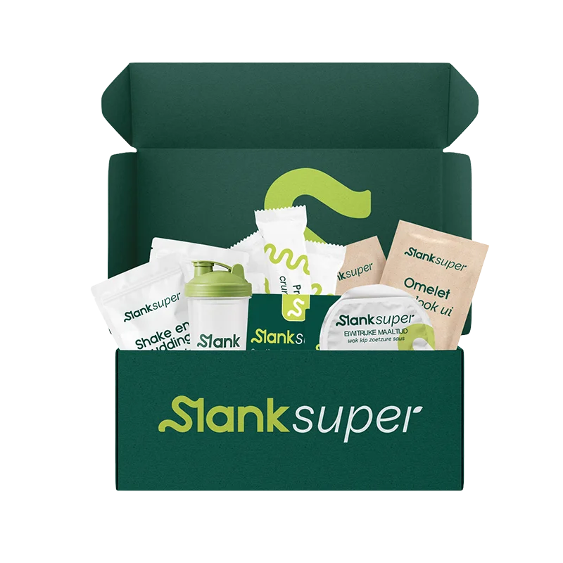 Slank Super pakket met verschillende eiwitrijke producten